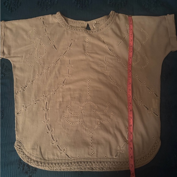 IRO Beige Embroidered Blouse - Picture 10 of 16